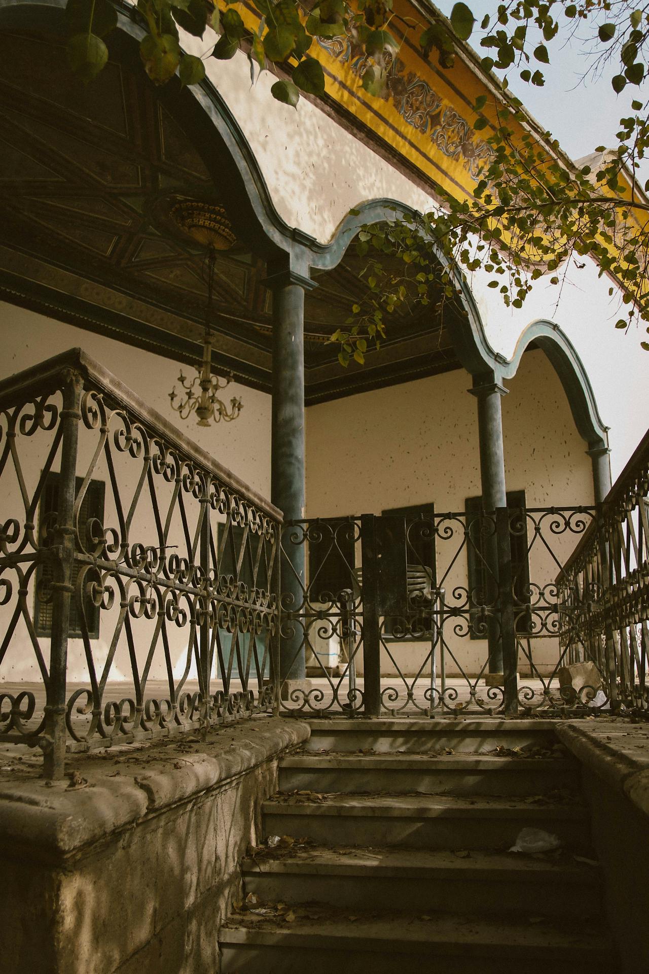 Treppe hin zur Terrasse
